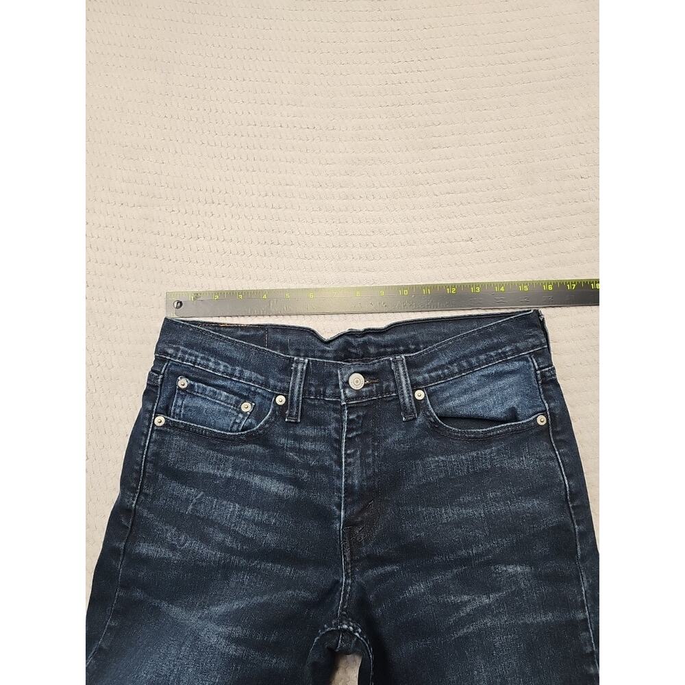 Levis 514 Jeans Mens 30 X 32 Dark Wash Straight 5 Pocket Denim - Picture 3 of 8